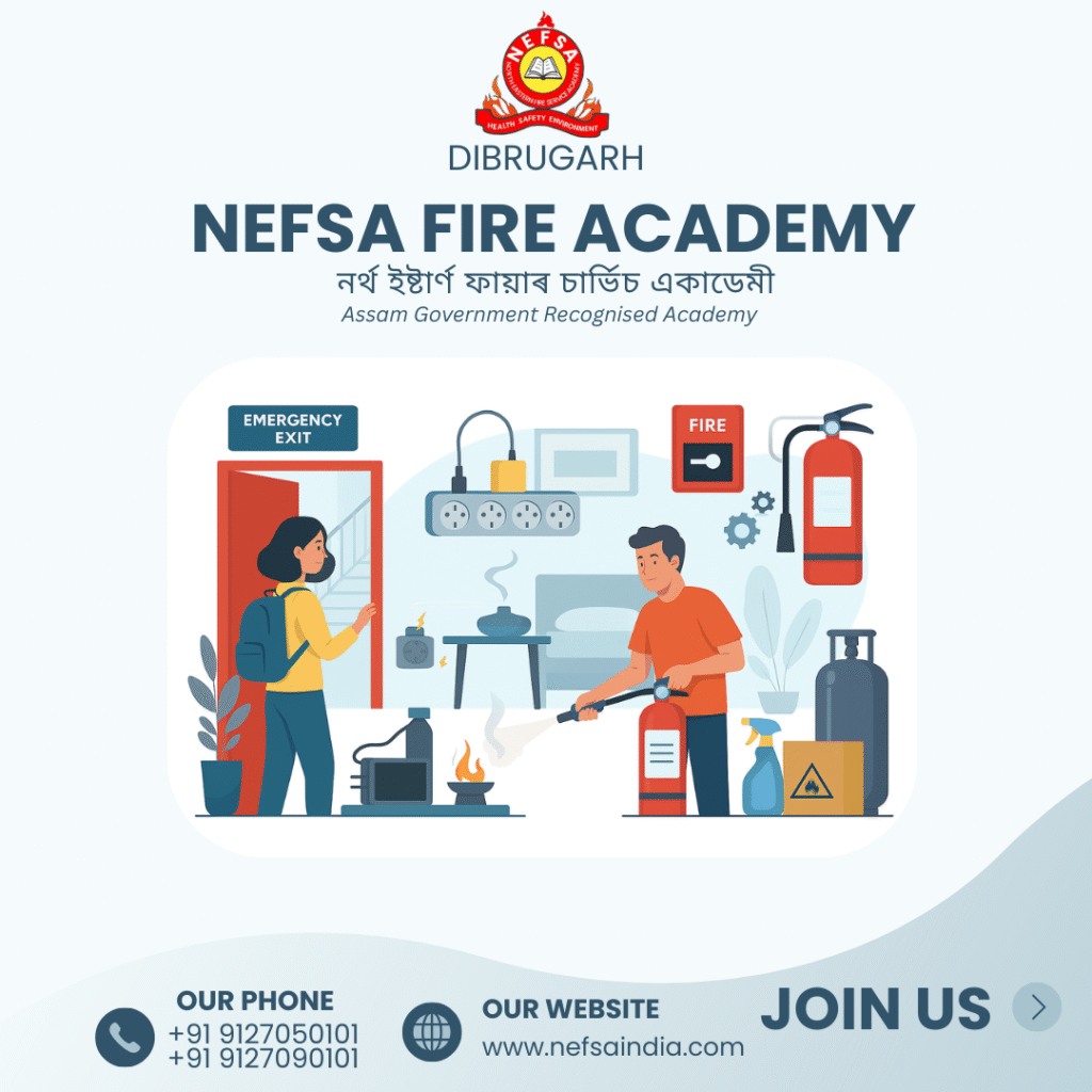 NEFSA Fire Safety Training for PG and Hostel Residents