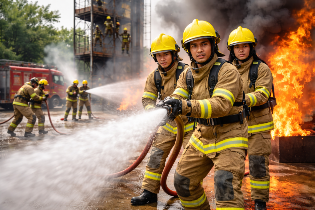 NEFSA practical training for real-world fire and emergency services