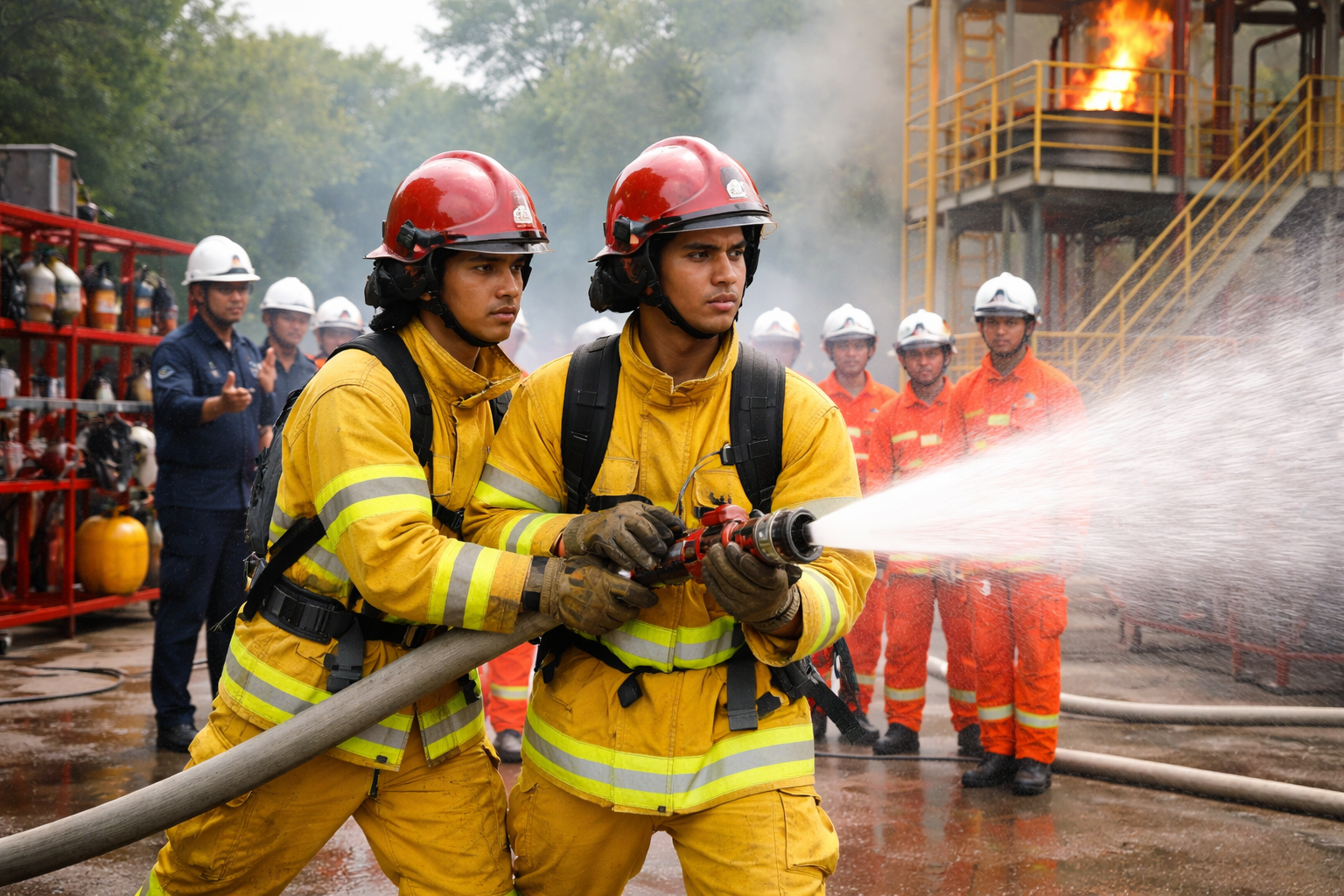 NEFSA fire and industrial safety training academy in North East India