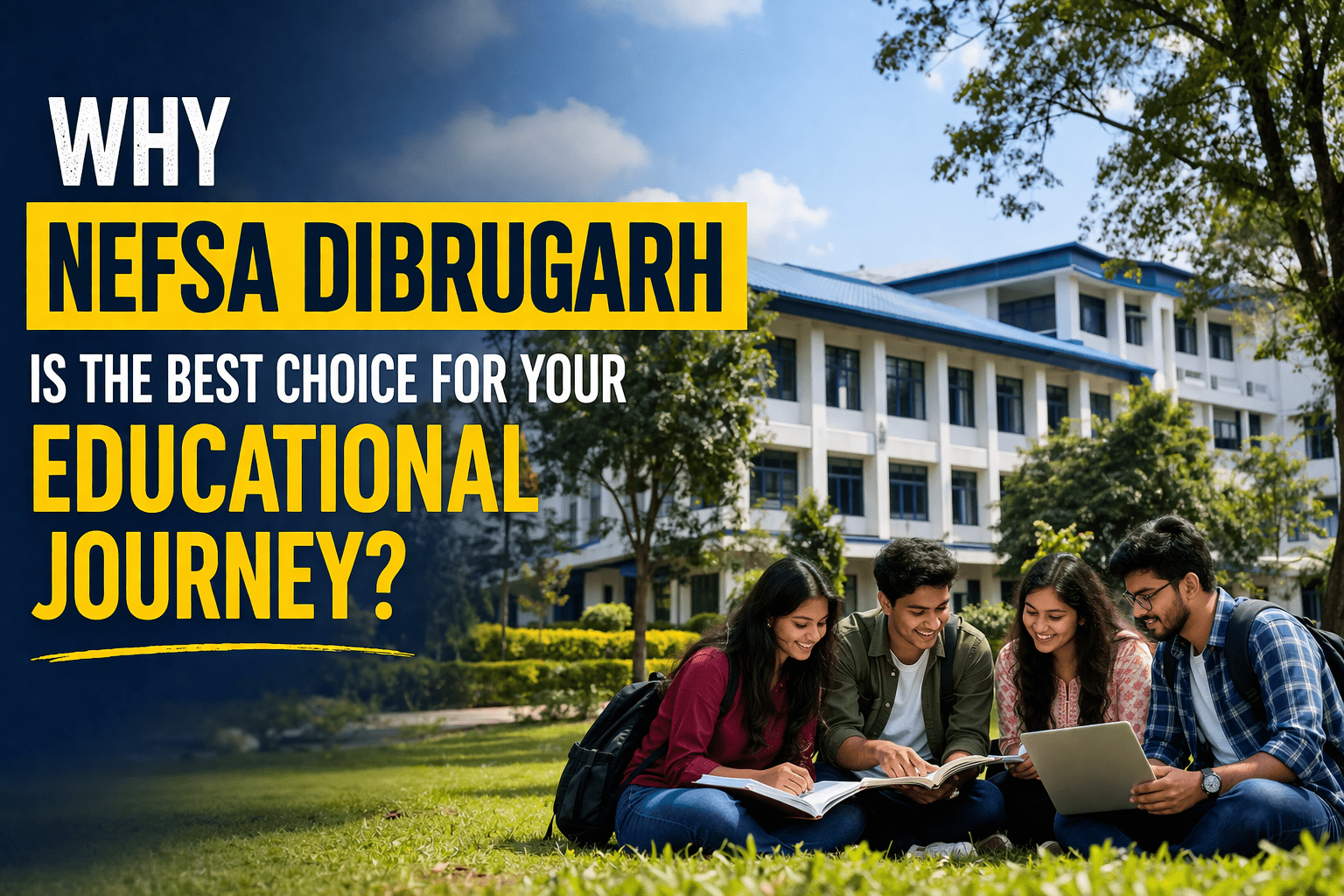 Why Nefsa Dibrugarh is the Best Choice for Your Educational Journey - Students on campus