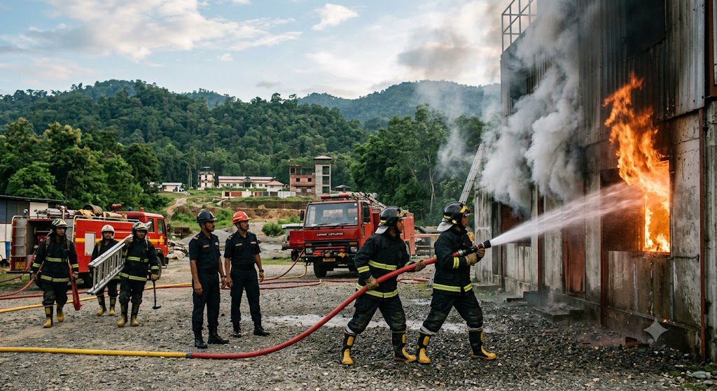 NEFSA Fire Academy Guwahati best fire fighting training institute in Northeast India