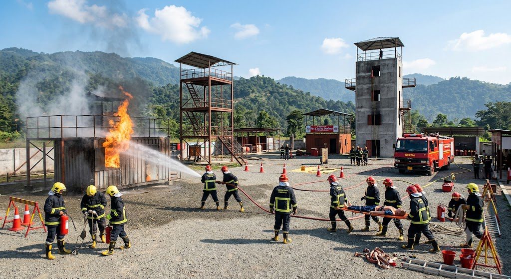 NEFSA India is the best fire academy in Northeast India providing professional fire safety and firefighting training