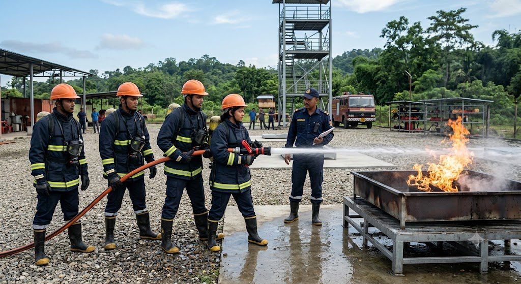NEFSA India top fire safety institute in Dibrugarh Northeast providing professional fire safety training
