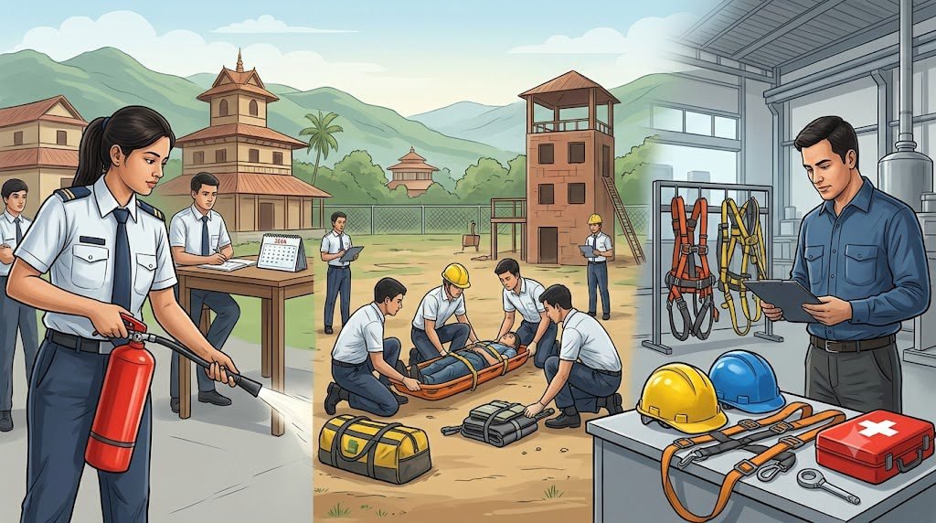 Fire and safety courses in Assam after 10th and 12th at NEFSA Fire Academy in Dibrugarh