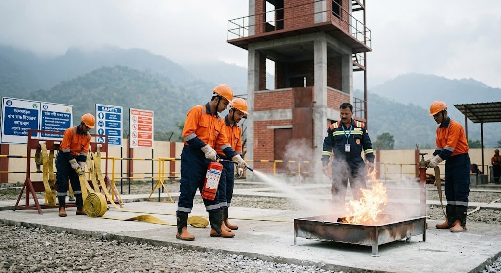 Fire and industrial safety training in Northeast India